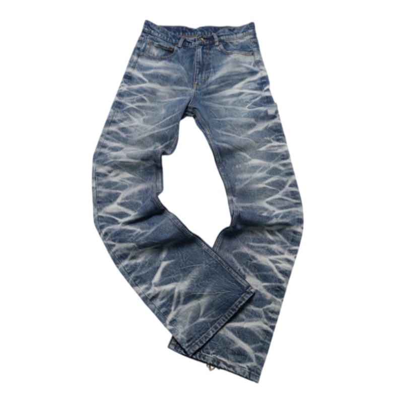 Groupmarek Heavily Washed Yellow Mud denim