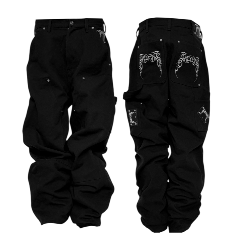 Nothingnessworld N1/Mustache Skull pants