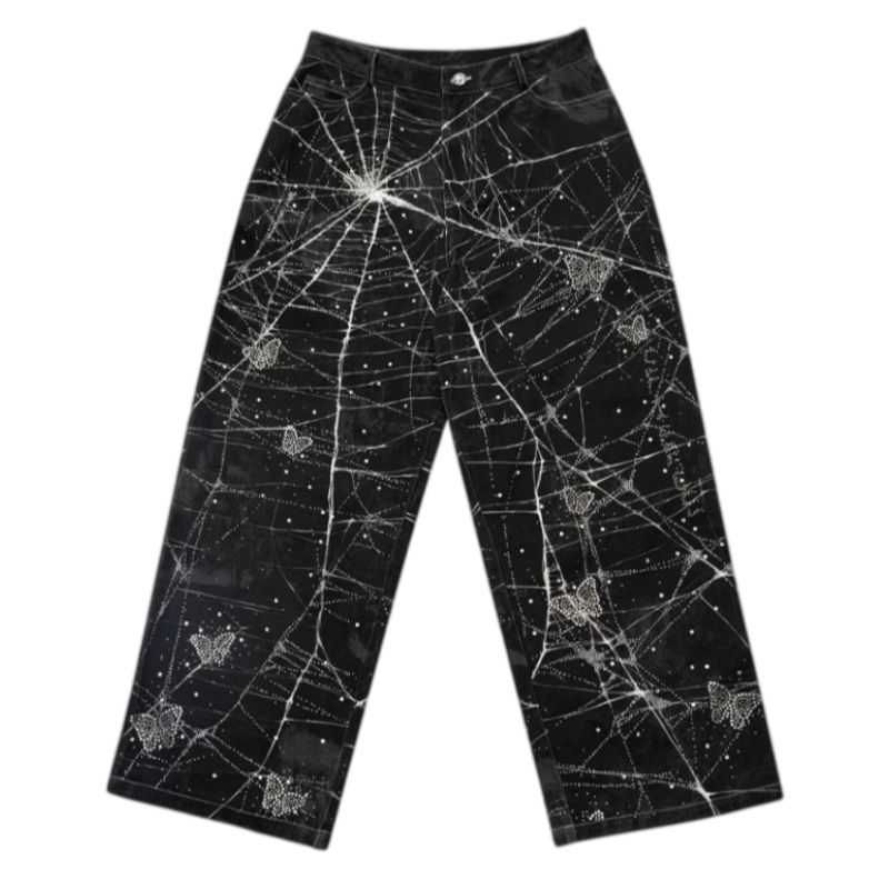 IHF LAYERED LEATHER PANTS