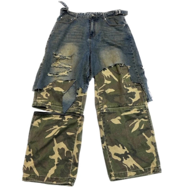CFIERCE SPIDERWEB DENIM JEANS