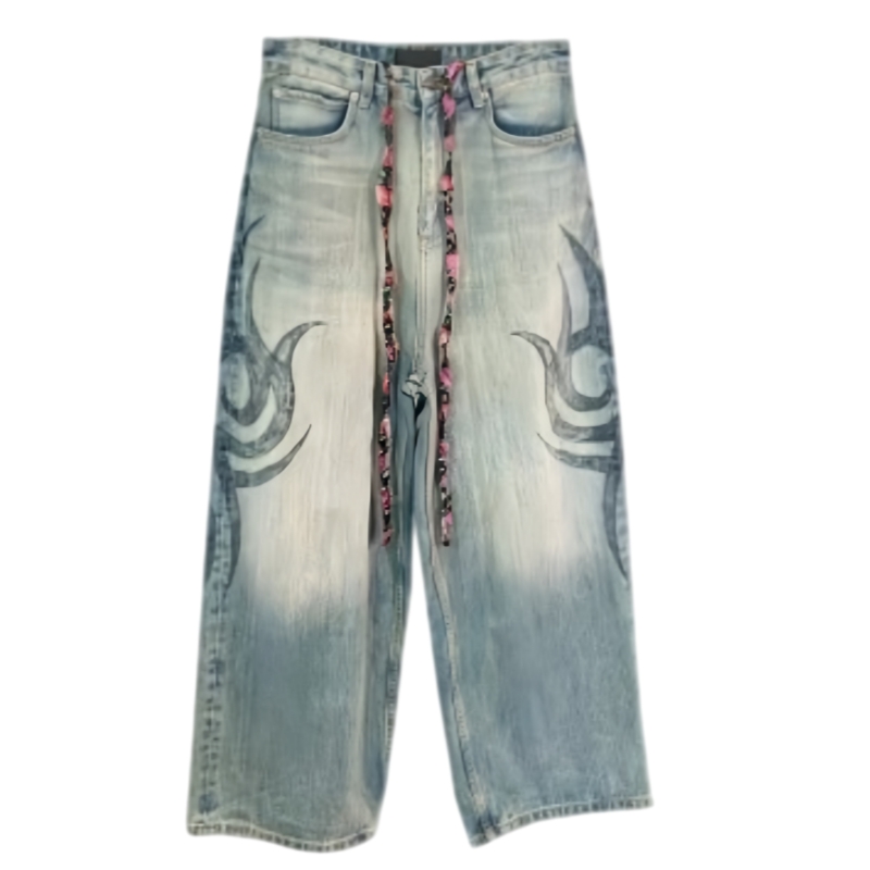 Men’s Light denim blue Relaxed Jeans