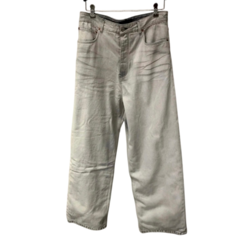 Budget Balenciaga Washed Flared Jeans