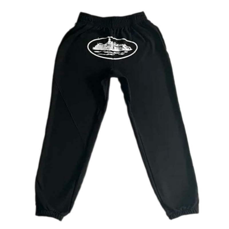 Corteiz Track suit 5th anniversary alcatraz 4 stars black pant