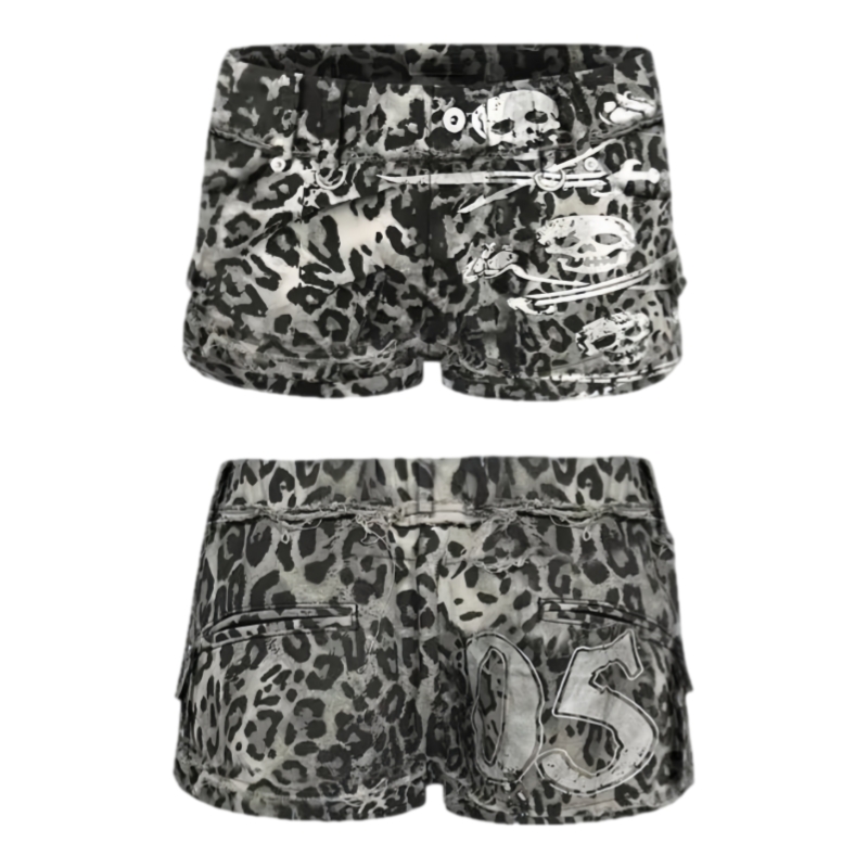 Feel Lonely Baggy denim shorts