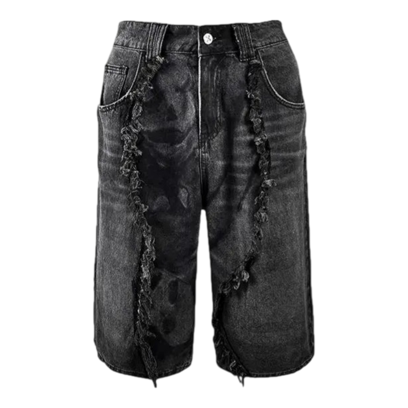 Feel Lonely Baggy camo shorts