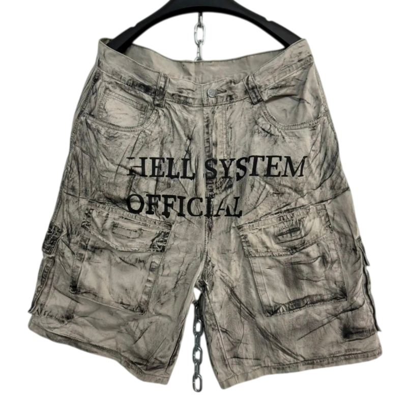 STEEPC Camo pearled shorts