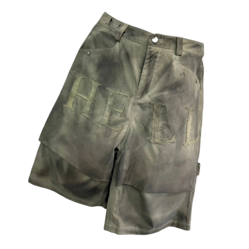 Hell System Camo 7 points shorts