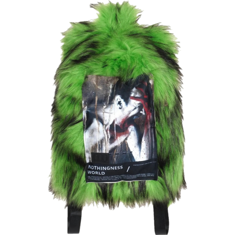 Wanna Lab Distressed large denim tote bag (2 colorways)