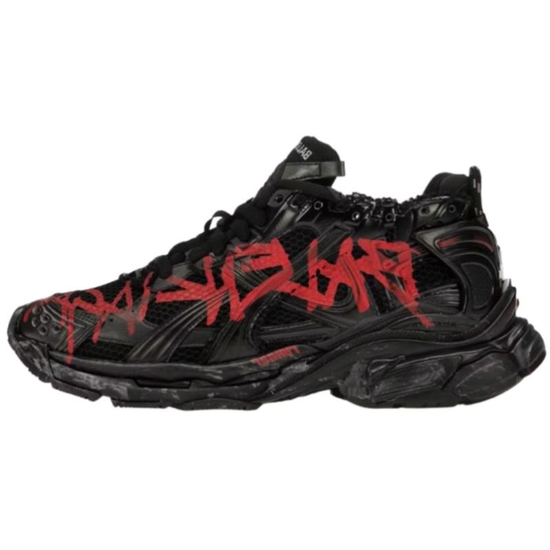 Balenciaga Runner Graffiti 
Black Red