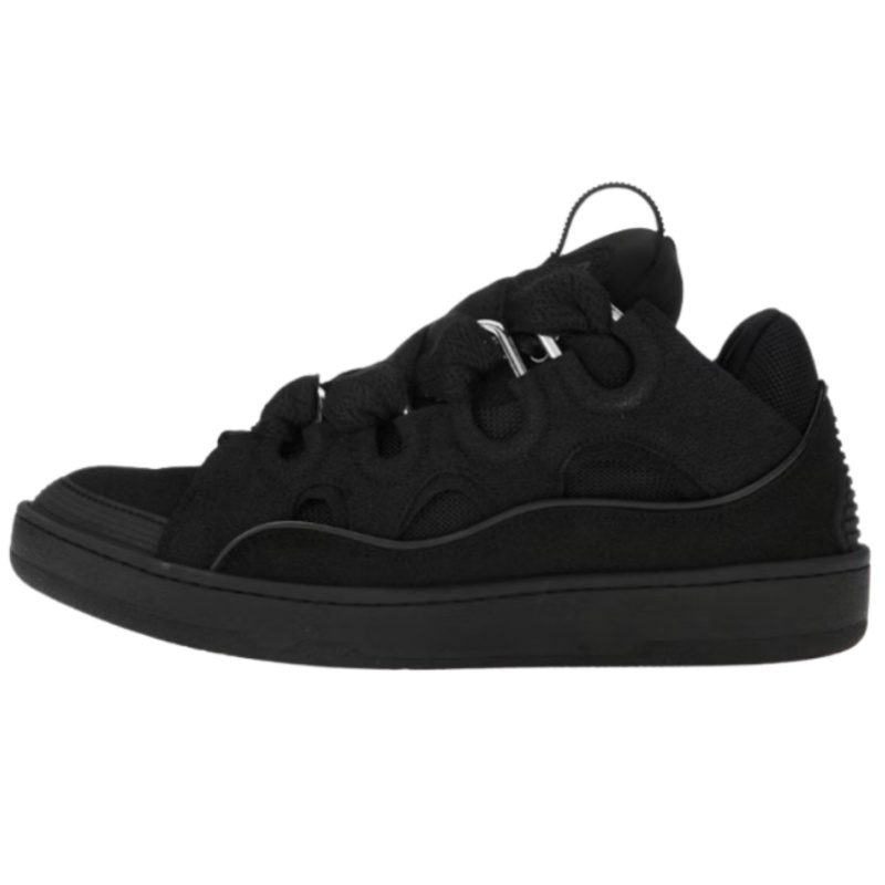 Lanvin Leather Curb 
Triple Black
