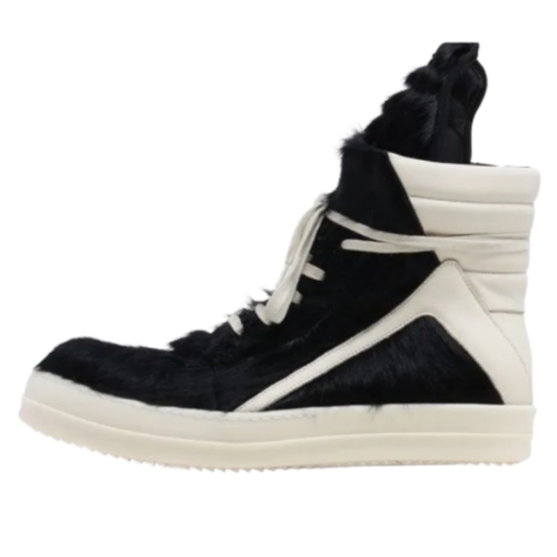 Rick Owens Fur GeoBasket High