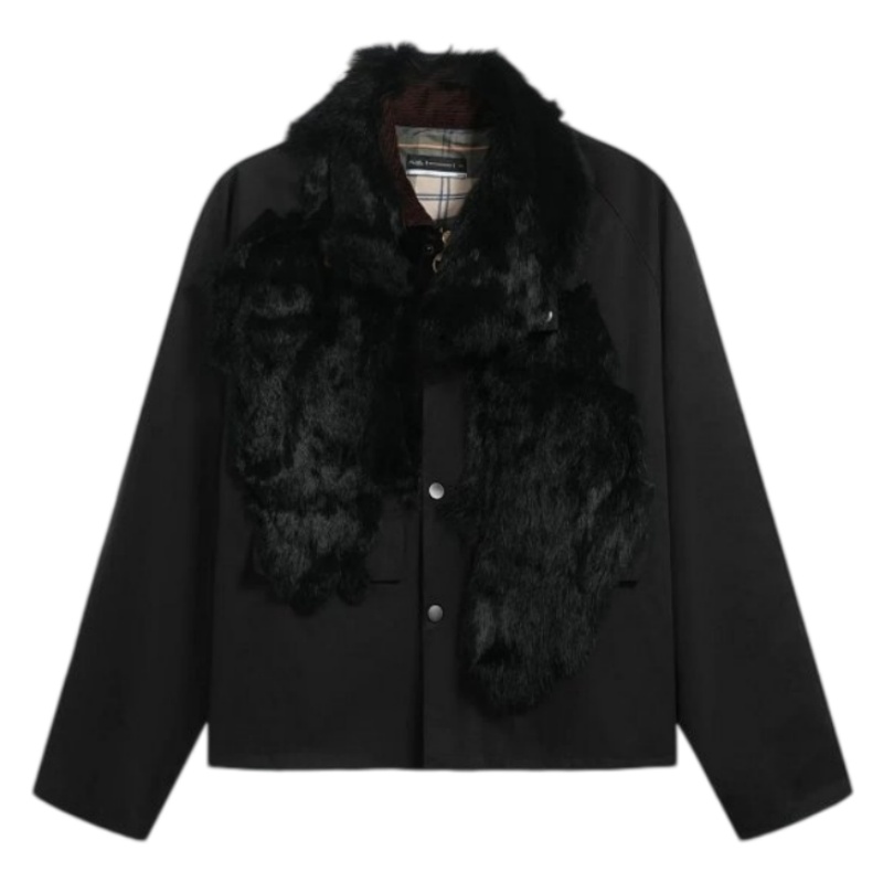 Nothingnessworld N1/Mottled Fur Collar jacket