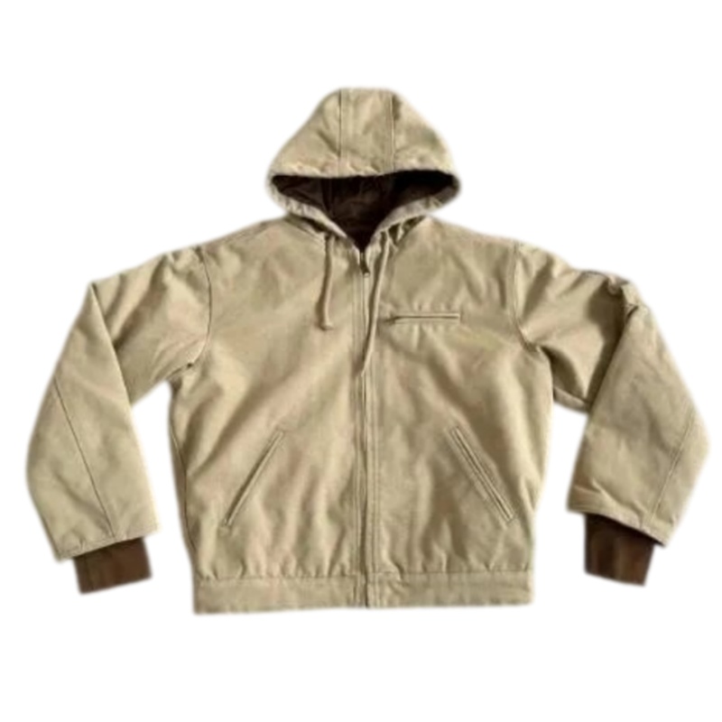 Thrasher x Supreme Hooded Work Jacket ( Black )