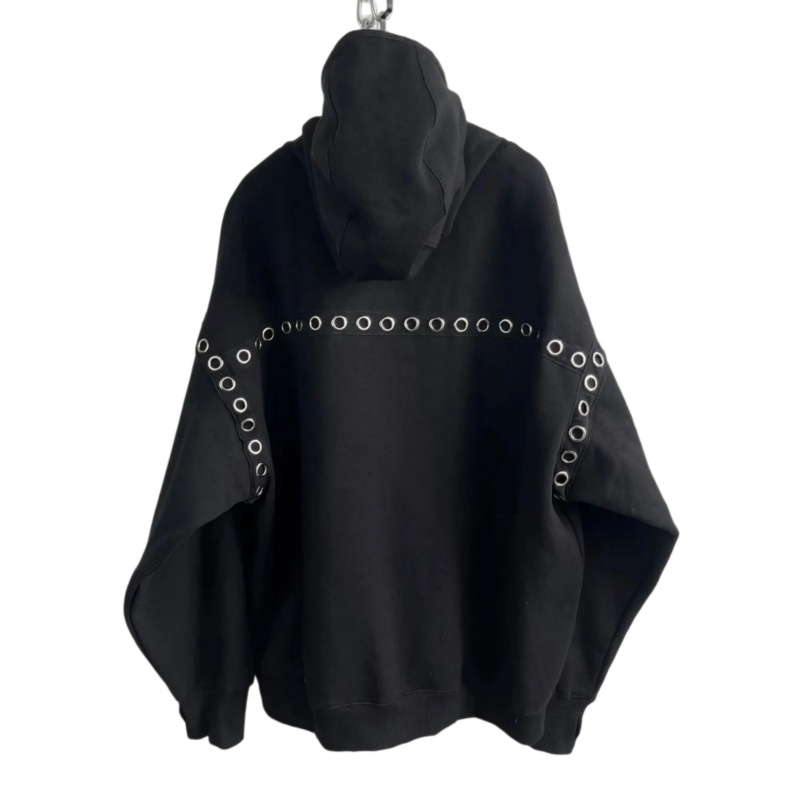 Hell System Studded hoodie