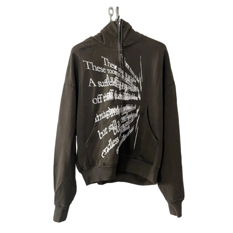 Hell System Niche heavyweight zip-up