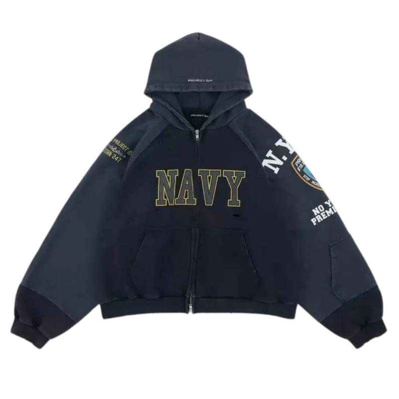 Grailz Project SS24 Navy zip-up