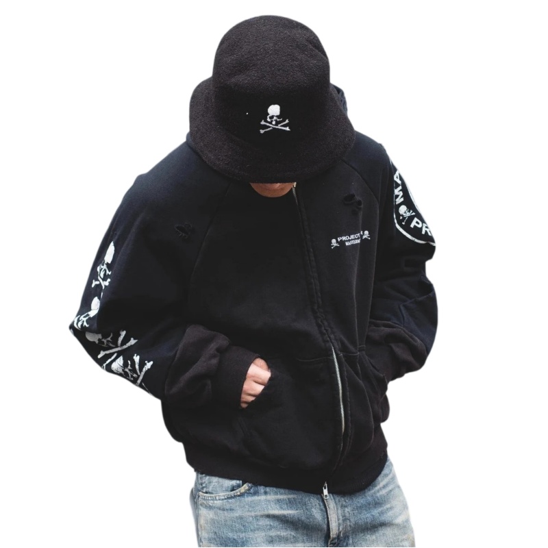 Grailz Project 24ss Grailz x Mastermind zip-up