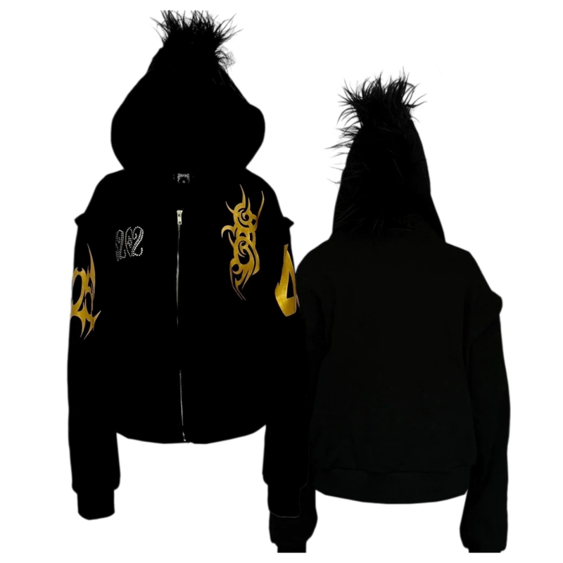 UCANTBELIKEME 25SS mohawk zip-up