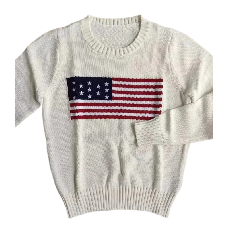 Polo USA Flag Sweater ( Navy)