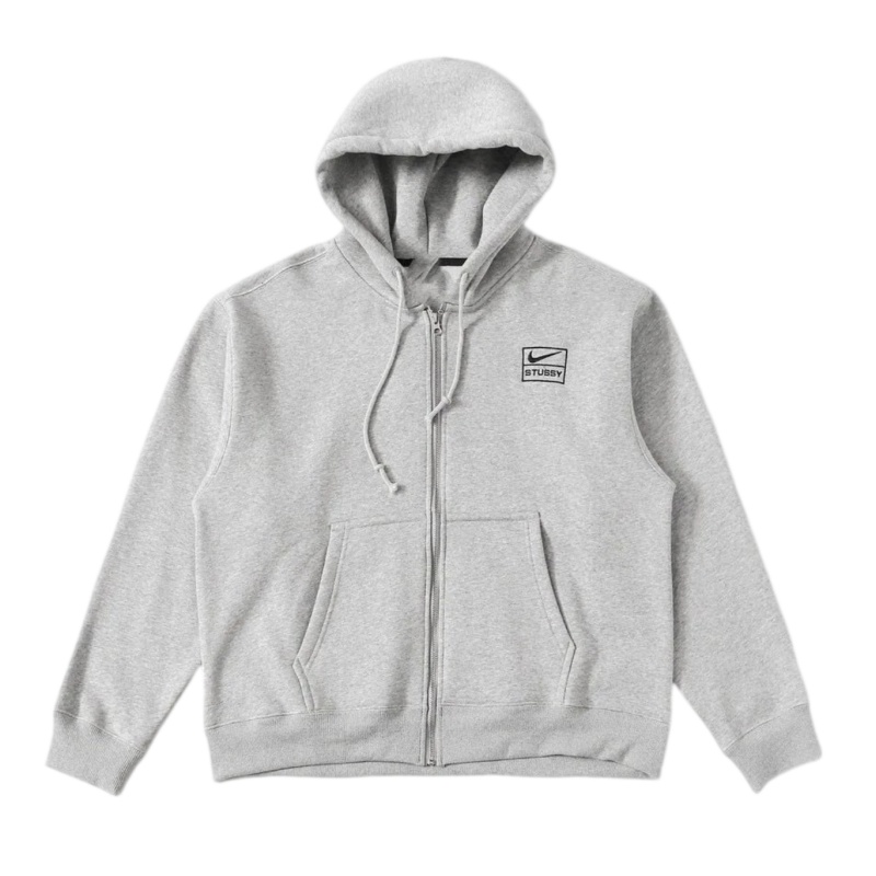 Stussy Zip Hoodie Grey