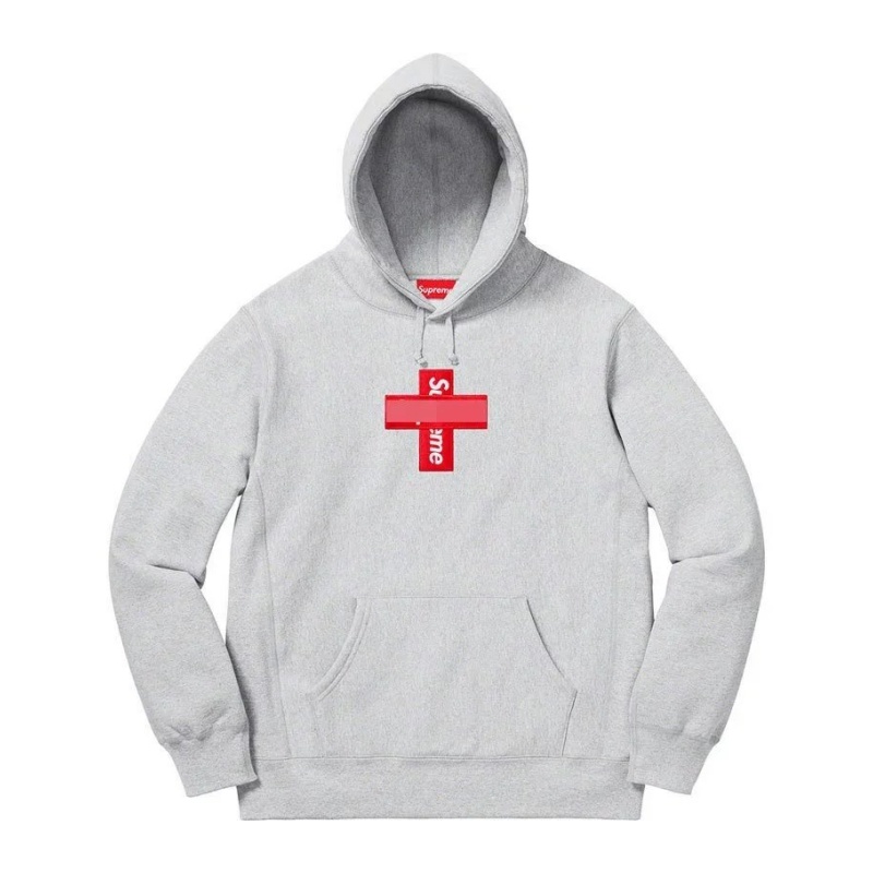Supreme Cross Body-Logo Hoodie