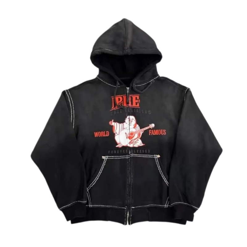 Supreme True Religion Zip Up Hoodie