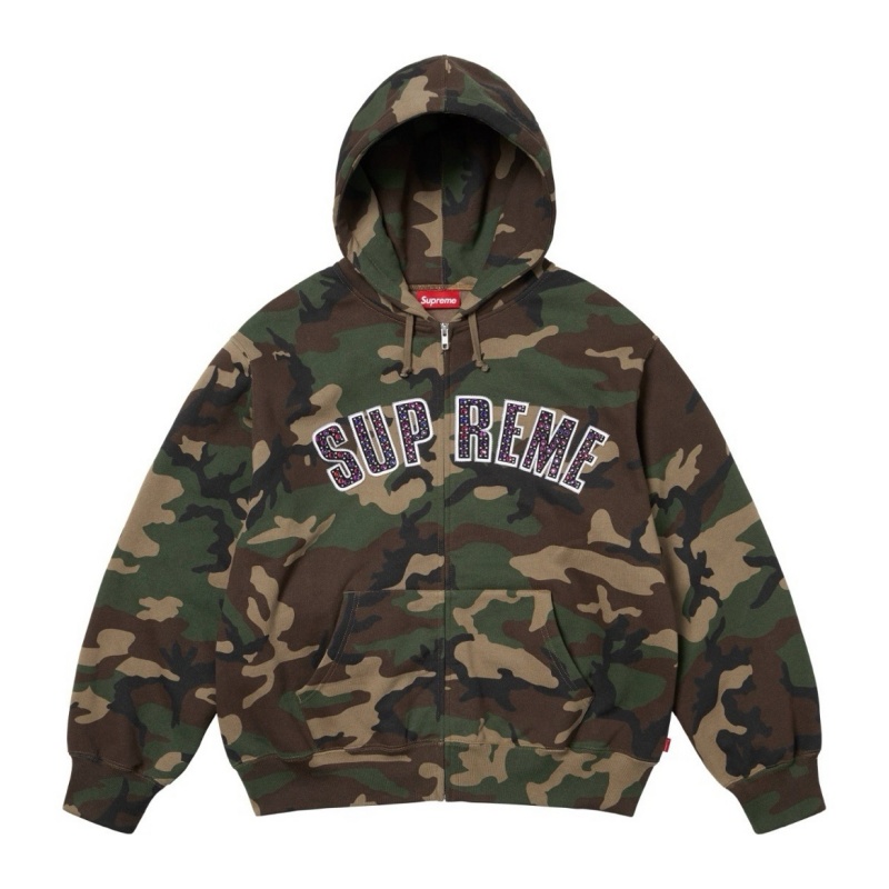 Supreme Zip Up Hooded Sweatshirt